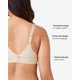 thumbnail image 3 of Bra Wacoal 855192 con aros sin forro, cobertura total, para mujer, 3 of 4