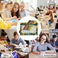 thumbnail image 6 of FORMRS 2 Pack Pencil Pouch for 3 Ring Binder with Clear Window Zipper Case, Orange Tree Pattern, 6 of 6