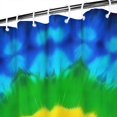 thumbnail image 3 of Colorful Tie Dye Circle Pattern Shower Curtain 84"x72" ,Bathroom Decorative Shower Curtains Set with 12 Hooks,Modern Waterproof Washable Shower Curtain, 3 of 6
