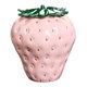 thumbnail image 4 of Pequeño tarro de cerámica para guardar hojas de té, frijoles en forma de fresa, latas de té con azúcar rosa, 4 of 9
