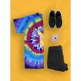 thumbnail image 3 of Buon Ferragosto Cool Drink Tie Dye Spiral Women -Image by Shutterstock, Female XX-Large, 3 of 4