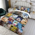 thumbnail image 3 of 3 Piece Bedding Set For The Adventures of Pinocchio Comforter Cover Set Cute Duvet Cover Sets Super Soft Teens Bedding Set Kids Bedroom Gifts,ses Twin, 3 of 6