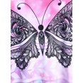 thumbnail image 4 of Tankini de Talla Grande de Tie-dye con Volantes Rosegal Leggings de talla grande, 4 of 5