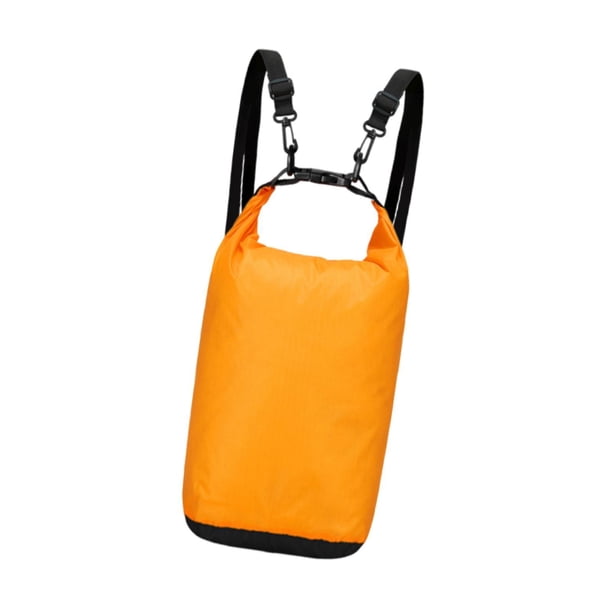 Bolsa impermeable seca de gran capacidad, resistente, para playa, kayak y rafting. Naranja