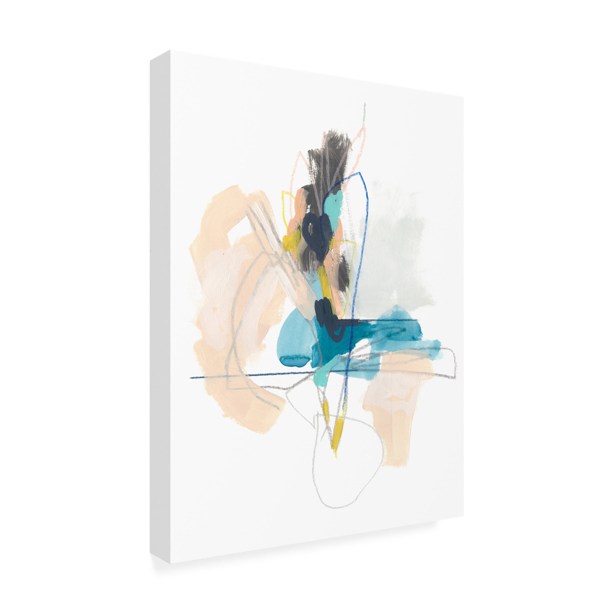 June Erica Vess 'Static Energy II' Canvas Art