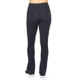 thumbnail image 3 of Expert Brand Women's High-Waist Flare Leggings with Pockets,Black, Medium, 3 of 5