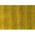 thumbnail image 1 of Ahgly Company Machine Washable Indoor Rectangle Abstract Yellow Modern Area Rugs, 7' x 10', 1 of 4