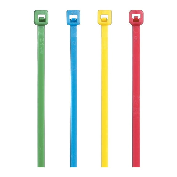 Partners Brand Colored Cable Ties,40,5-1/2,Green,PK1000 CT433A