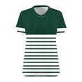 thumbnail image 4 of LADIGASU Women's Oversize V-neck Short Sleeved Solid Base Shirt Sports T-shirt, 4 of 4
