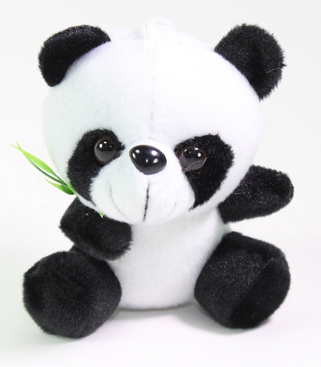 Set of 2~ Panda Cubs Eating Bamboo Stuffed Plush Wall Window Hanging Animal Toy Birthday Gift