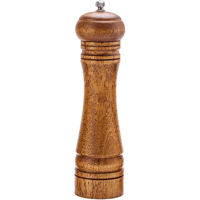 Molinillo de pimienta de madera, molinillo de pimienta de madera con aspereza ajustable, mecanismo de molienda de cerámica, molino de sal