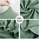 thumbnail image 2 of Funda para silla de color verde claro con rejilla de diamante de 6 piezas, adecuada para hoteles, ceremonias, banquetes, cocinas, restaurantes, familias, bodas, fiestas., 2 of 5