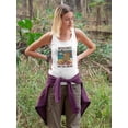thumbnail image 2 of The Weekends Are For Hiking Racerback Tank Women -Smartprints Designs, Female Large, 2 of 4