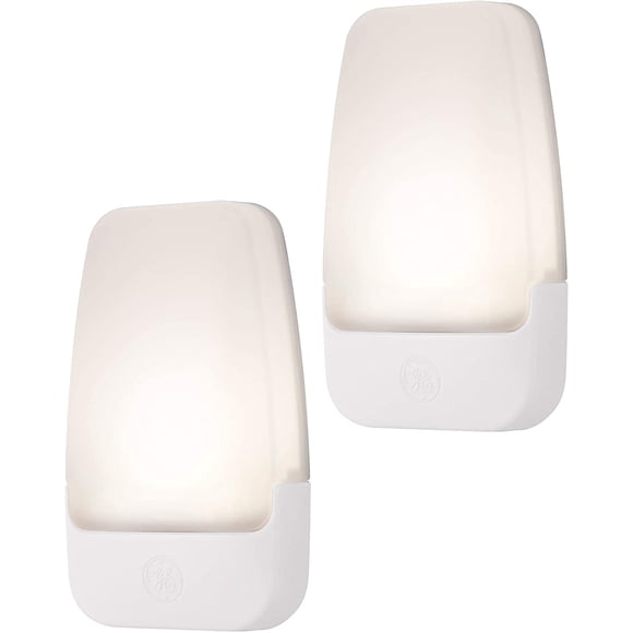 LUZ nocturna LED GE home electrical 2 pack plug-in sensor de anochecer