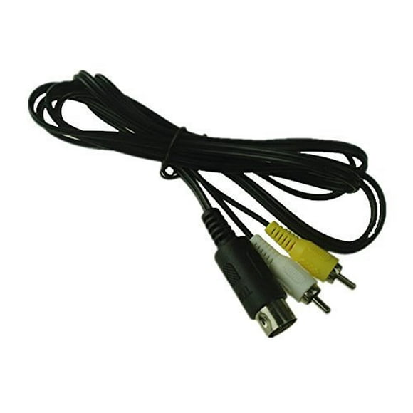 AFUNTA 6 Feet Standard AV Cable RCA Connection Cord Compatible Sega Genesis 1