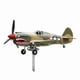 thumbnail image 2 of Mouth Warplane Garden Wind Patriotic WWII Fighter Plane Garden Stake Wind Metal Yard Art For Outdoor Patio Decor Military Aviation Gift, 2 of 5