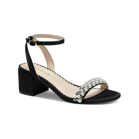 Charter Club Womens Amaraa Satin Embellished Heels