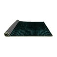 thumbnail image 2 of Ahgly Company Indoor Rectangle Abstract Turquoise Blue Modern Area Rugs, 8' x 10', 2 of 4