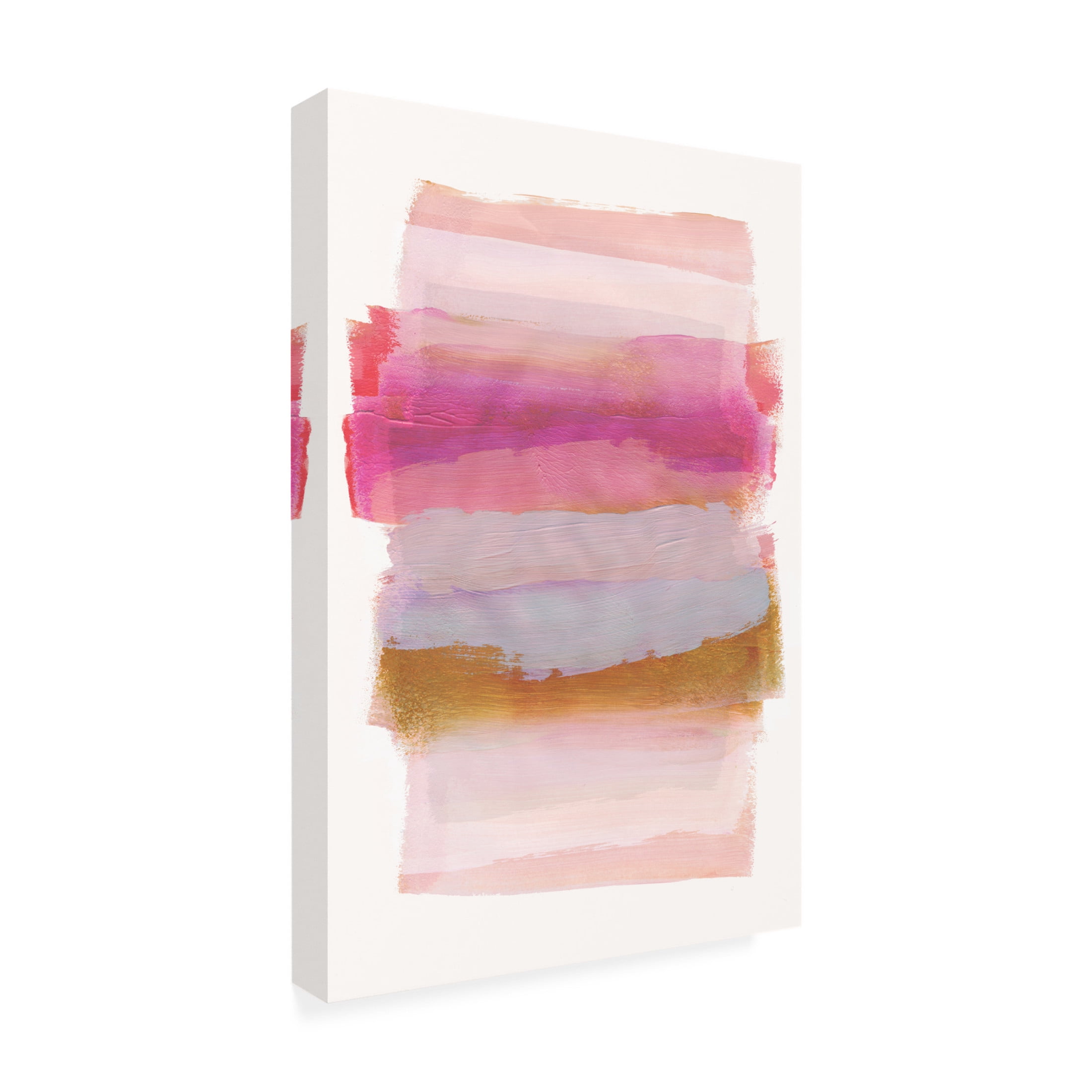 Trademark Fine Art Mareike Bohmer Abstract Brush Strokes 45 Canvas Wall Art