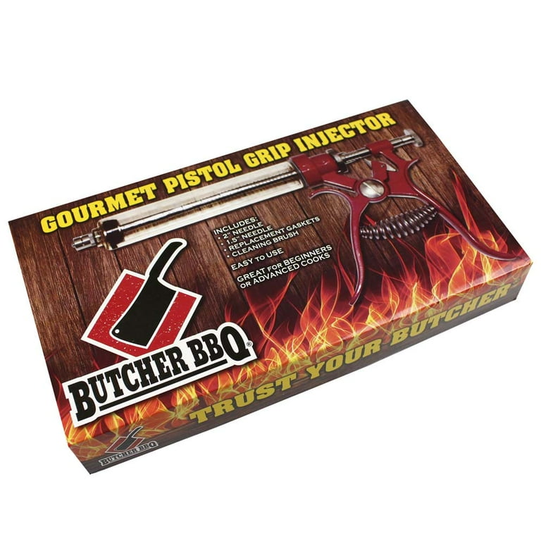 Butcher BBQ 74782 Gourmet Pistol Grip All Metal 50cc Meat