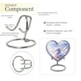 thumbnail image 4 of Crystal Dragon Heart Urns And Keepsakes For Ashes - Human Remains Urn Adult - Urns For Woman Human Ashes - Keepsake Urns For Ashes - Urns For Men Ashes Adult Male - Urns (Size - 3inch, 2pcs), 4 of 5