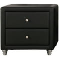 thumbnail image 5 of Black Platform Queen Bed with Two Nightstands, 5 of 5