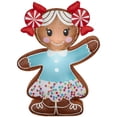 thumbnail image 1 of Decoración inflable navideña para jardín, Gingerbread Girl, 1,2 m, 1 of 6