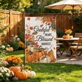 thumbnail image 6 of Zznnkj Fall Harvest Garden Flags 11.81x17.71 Inch, Pumpkin Maple Leaf Yard Banner for Autumn Thanksgiving Farmhouse Outdoor Porch Decorations, 6 of 6