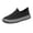 Black, variant on HTHLVMD Men's Mesh Slip-On Loafers, Breathable Casual Shoes, Lightweight Walking Shoes, Slip On Shoes for Men Orthopedic Walking Loafers With Arch Support Canvas Shoe Casual, Gray 7