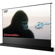 Open Box ALR-F220C 120 Motorized Floor Rising ALR Ultra Short Throw Projector Screen, 4K/8K 3D