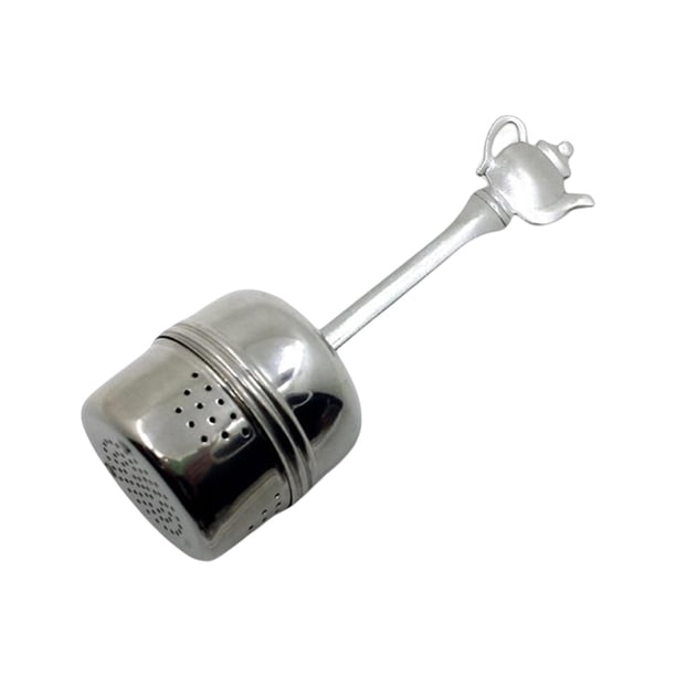 Colador de té, infusor de té de acero inoxidable 304 reutilizable de malla fina multiusos de mango largo para café de té suelto