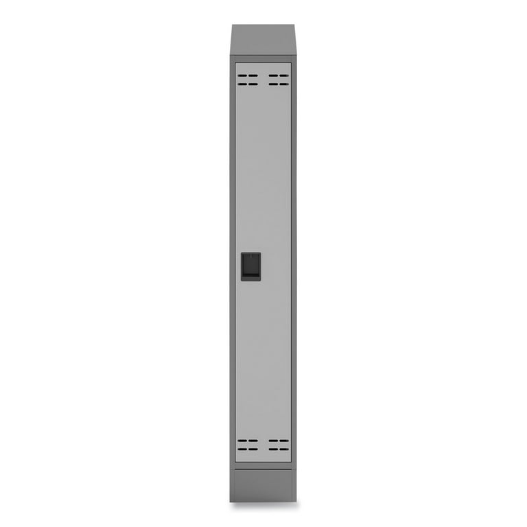 Single Sloped Metal Locker Hood Addition, 12w x 18d x 6h, Gray, Ships in 1-3 Business Days Single Sloped Metal Locker Hood Addition, 12w x 18d x 6h, Gray, Ships in 1-3 Business Days