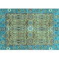thumbnail image 1 of Ahgly Company Indoor Rectangle Abstract Light Blue Modern Area Rugs, 8' x 10', 1 of 4