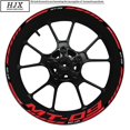 thumbnail image 2 of High Quality Reflective Stickers For Yamaha Mt-09, Decoration For Mt09 Wheel Hub, Set Of Interior And Exterior Rims Mt 09, Waterproof, 2022, 2 of 4