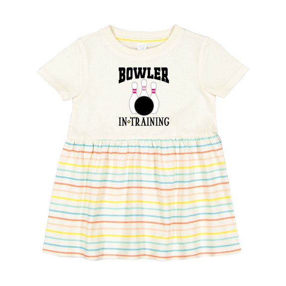 Inktastic Future Bowler Girls Bowling Pins Girls Baby Dress