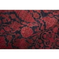 thumbnail image 3 of 10' X 14' Red And Black Floral Power Loom Area Rug, 3 of 10