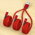 thumbnail image 4 of RYUJNDK 3 in 1 USB to Cable Charging Cable Cord Extension Wire Applicable for Smartphones Tablet Laptops, 4 of 17