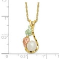 thumbnail image 2 of FJC Finejewelers 10 kt Tri Color Gold  w/12K Accents Fresh Water Cultured Pearl Black Hills Gold Necklace, 2 of 5