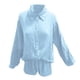 thumbnail image 5 of Conjunto de camisa de manga larga lisa y pantalones cortos para mujer: ropa informal de playa, cintura elástica, tallas S-XXL, contorno de pecho 130-146 cm, 5 of 5