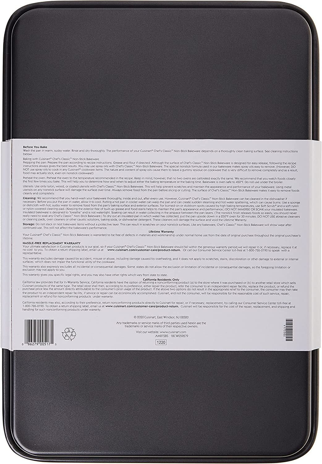Cuisinart Chef's Classic Nonstick Bakeware Baking Sheet - Thumbnail 4