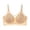 Beige, variant on Seamless Ultra Thin Summer Ultra-Thin Ice Silk Comfort Bra, Non-Marking Net Yarn Cross Back Breathable Bra Black XXL(XXL)