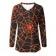 thumbnail image 5 of Ailaofu Ladies Long Sleeve Halloween and Christmas Decorative Basic V-Neck Casual Shirt Fashion Tops, 5 of 5