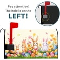 thumbnail image 2 of Spring Easter Mailbox Covers Bunny and Eggs Easter Mailbox Cover Magnetic Standard Size 21x25 Inch Butterfly Floral Mailbox Cover Flowers Letter Post Box Cover Wrap Garden Yard Home Decor for Outdoor, 2 of 6