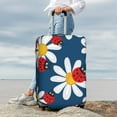 thumbnail image 7 of Gukieu Daisies With Ladybugs Print Suitcase Protective Cover, Elastic Zipper Buckle Suitcase Protective Cover, Suitable for Travel, Business Trip-Medium, 7 of 7