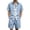 Light blue, variant on Migroa Men's Linen Shirts Shorts Outfits Beach 2 Pieces Sets Button Down Suit Casual Summer Tracksuit Vacation Clothes Matching Outfits Black L