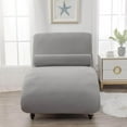 thumbnail image 2 of Housses de Chaise Longue Intérieure Housse Extensible pour Salon Chambre Gris, 2 of 8