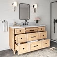 thumbnail image 4 of ARIEL Monroe 60 Inch Single Rectangle Sink Bathroom Vanity With Carrara White Quartz Countertop 1.5 Inch Edge In White, 4 of 8