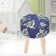 thumbnail image 4 of 1:12 Doll House Accessories Dollhouse Miniature Furniture Cloth Wood Four Legged Stool(Dark Blue ), 4 of 4