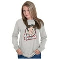 thumbnail image 4 of Betty Boop Cartoon Sass Symbol Cute Women's Long Sleeve T Shirt Brisco Brands S, 4 of 6