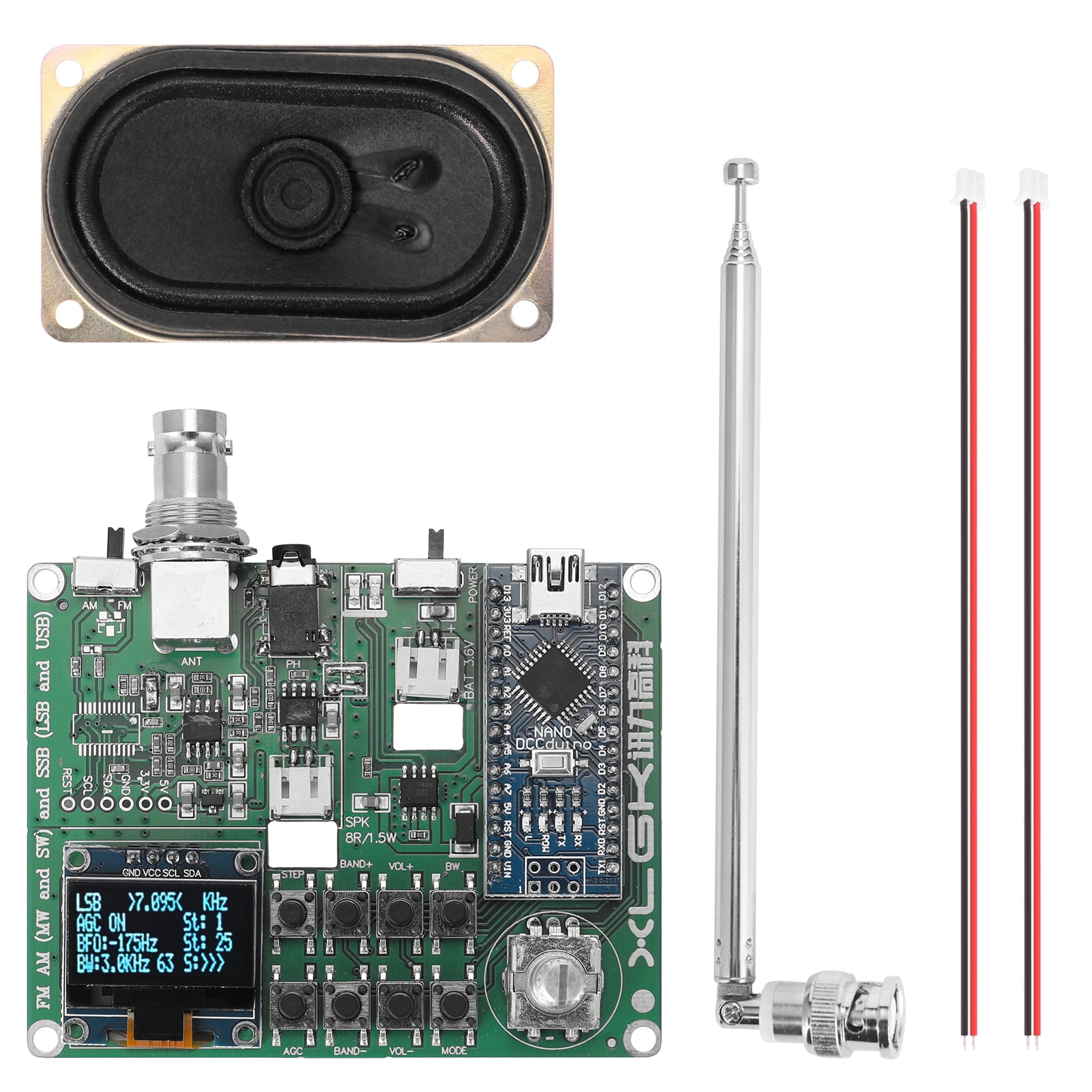 Si4732 Am (Mw And Sw) Ssb (Lsb And Usb) Audio Receiver Finished Type 3 ...